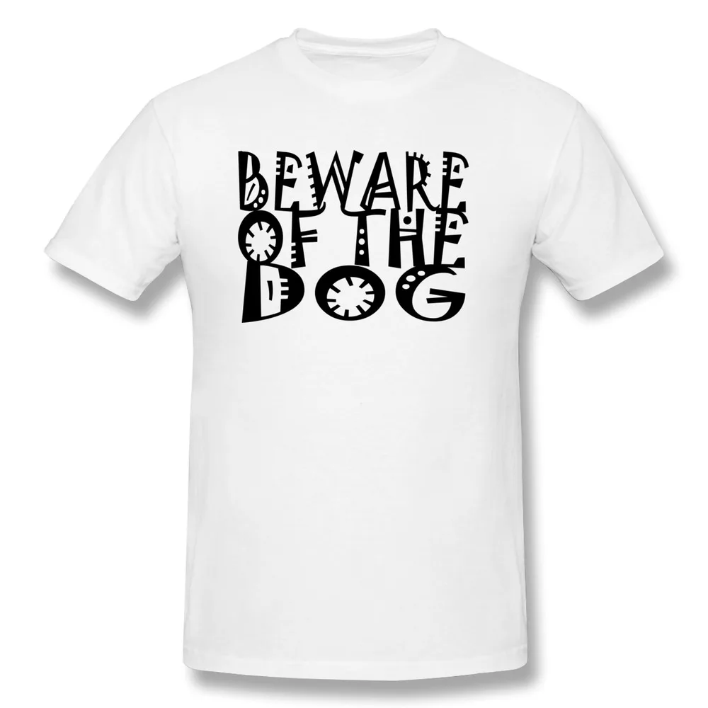 2014 Summer Slim Fit Men's T Shirt Beware Of The Dog Print Shirts Men|shirt lace|shirt importershirts tight |