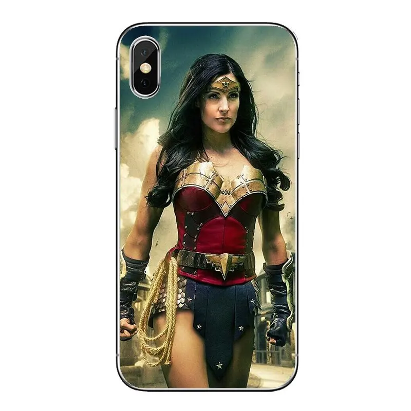 Для iPod Touch iPhone 4 4S 5 5S 5C SE 6 S 7 8 X XR XS плюс MAX винтаж поп-арт женщин сексуальная Wonder Woman