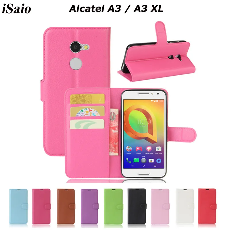Чехол для Alcatel A3 Cover 5046 5046Y 5046D чехол кошелек кожаный книжка мобильный телефон