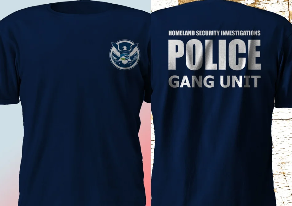 New Homeland Security Gang Unit Police Military Swat T-Shirt 2019 Summer Style High Quality Tops Tee for Man O-Neck Tee Shirt
New Homeland Security Gang Unit Police Military Swat T-Shirt 2019 Summer Style High Quality Tops Tee for Man O-Neck Tee Shirt