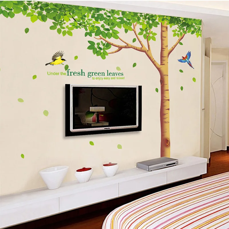 310*204cm/122*80in 3D DIY Green shade forest PVC Wall Decals/Adhesive Wall Stickers Background decoration Mural Art Home Decor
310*204cm/122*80in 3D DIY Green shade forest PVC Wall Decals/Adhesive Wall Stickers Background decoration Mural Art Home Decor