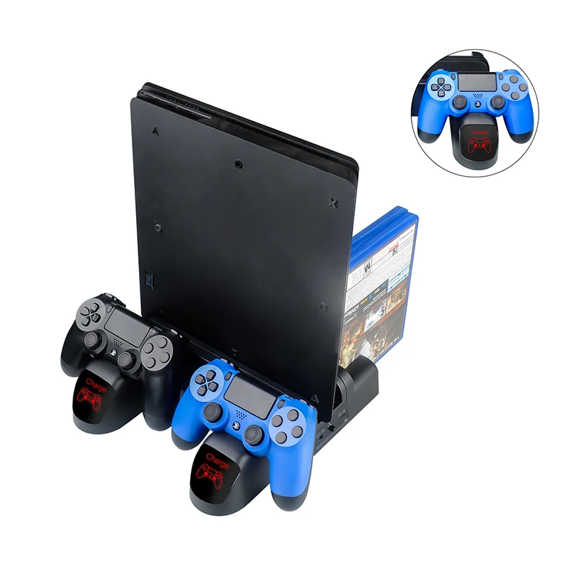 Подставка для контроллера Sony Playstation 4 PS4 / Pro /PS4 Slim зарядное устройство двух