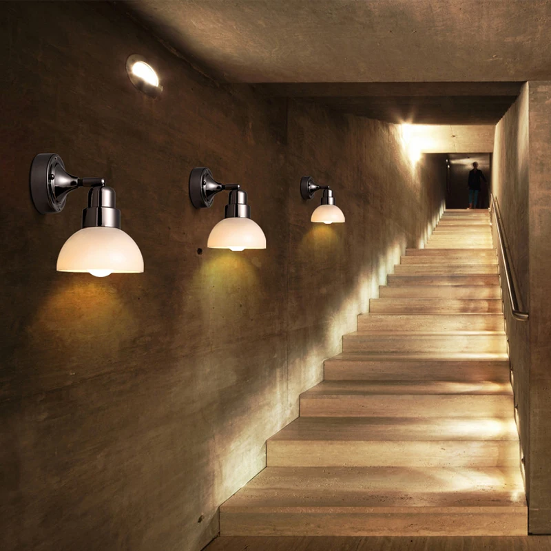 Modern minimalist iron led living room corridor aisle lights glass lamp bedside home The Tophams Hotel wall lamp free shipping
Modern minimalist iron led living room corridor aisle lights glass lamp bedside home The Tophams Hotel wall lamp free shipping