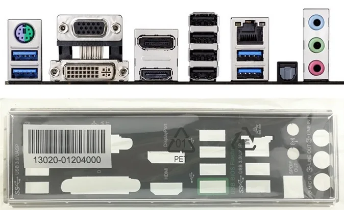 Новый I/O щит задняя пластина материнской платы для Z97I-PLUS просто щит задней панели Бесплатная доставка
Новый I/O щит задняя пластина материнской платы для Z97I-PLUS просто щит задней панели Бесплатная доставка