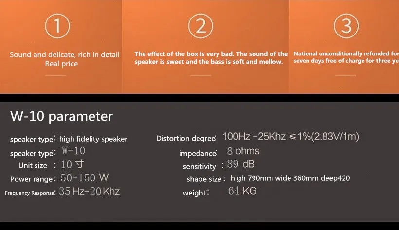 N-006 3 Way 3 Unit/speakers 10 Inch Bookshelf Speaker Monitor Hifi Landing Speakers 
N-006 3 Way 3 Unit/speakers 10 Inch Bookshelf Speaker Monitor Hifi Landing Speakers