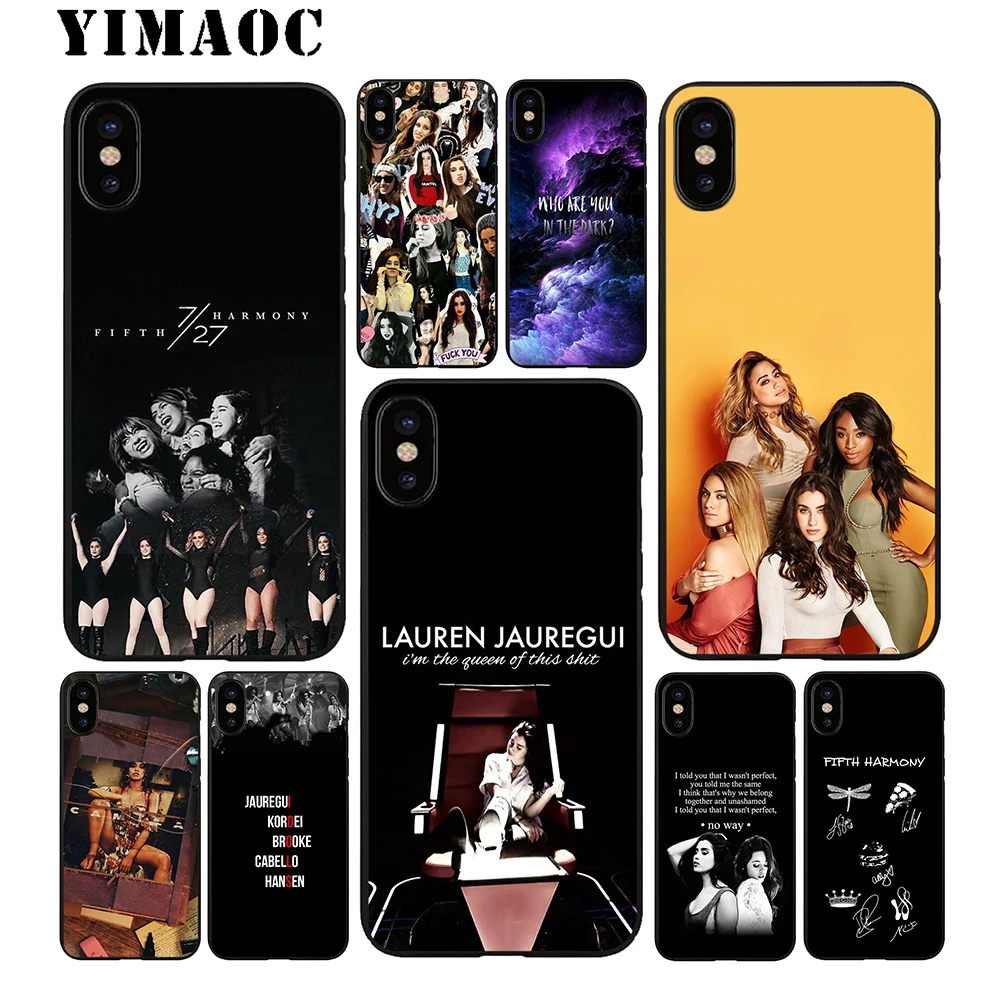 YIMAOC Fifth Harmony Forever Мягкий ТПУ Черный силиконовый чехол для iPhone X или 10 8 7 6 6S Plus 5 5S SE Xr Xs