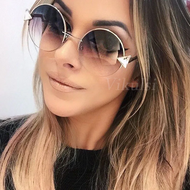 Brand Designer Oversized Round Sunglasses Women 2017 Oculos Shade Frame Retro Arrow Mirror Sun Glasses Gafas de sol mujer UV400
Brand Designer Oversized Round Sunglasses Women 2017 Oculos Shade Frame Retro Arrow Mirror Sun Glasses Gafas de sol mujer UV400