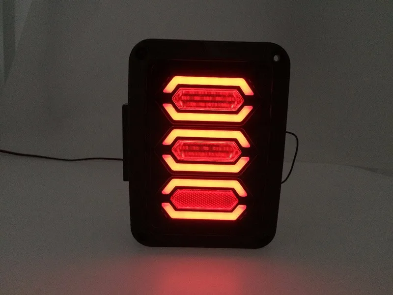 Светодиодный задний фонарь светильник s дымчатые линзы для Jeep Wrangler 2007-2017 JK JKU с