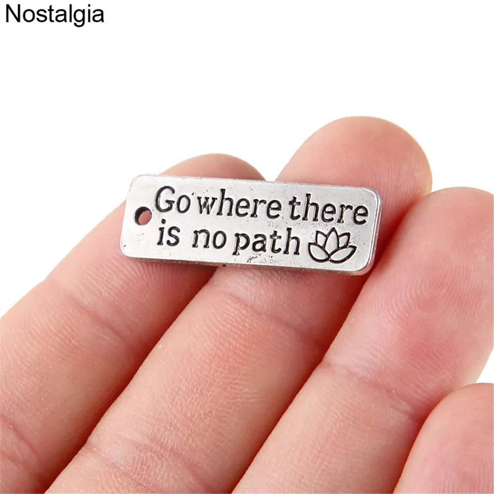 Nostalgia 10Pcs Lotus Flower Engraved On Rectangle Pendant Message Inspirational Charms Go Where
Nostalgia 10Pcs Lotus Flower Engraved On Rectangle Pendant Message Inspirational Charms Go Where