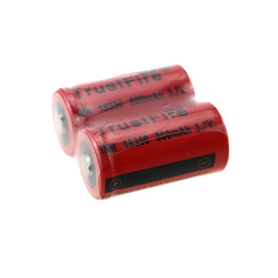 10pcs/lot TrustFire IMR 18350 3.7V 800mAh Rechargeable Lithium Battery Li-ion Batteries For E-cigarettes Flashlights
10pcs/lot TrustFire IMR 18350 3.7V 800mAh Rechargeable Lithium Battery Li-ion Batteries For E-cigarettes Flashlights