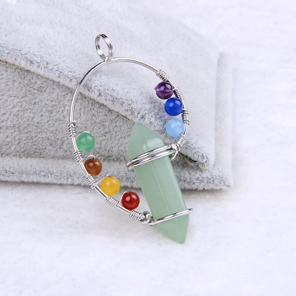 Natural Green Aventurine Stone Point Carved Hexagonal Shaped Pendant Reiki Chakra Stones Beads Covered Pendant 1pc
Natural Green Aventurine Stone Point Carved Hexagonal Shaped Pendant Reiki Chakra Stones Beads Covered Pendant 1pc