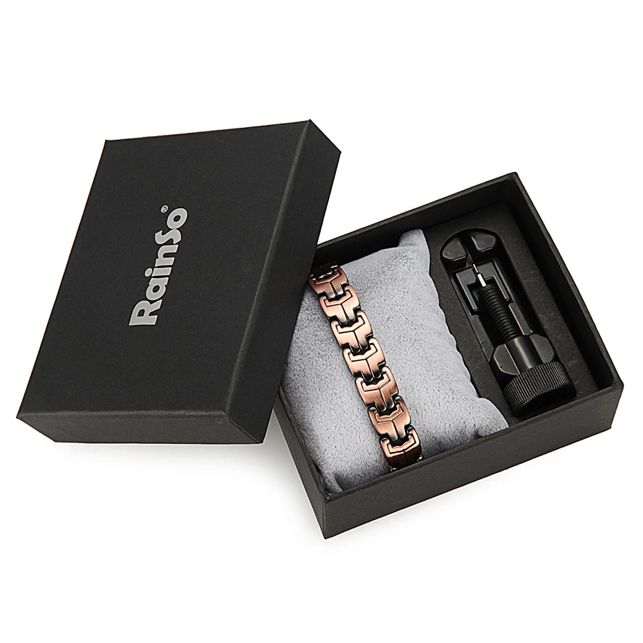 RainSo Men Magnetic Bracelets Red Copper Arthritis Therapy Health Care Bracelets Fashion Hologram Jewelry for Men OCB-738
RainSo Men Magnetic Bracelets Red Copper Arthritis Therapy Health Care Bracelets Fashion Hologram Jewelry for Men OCB-738