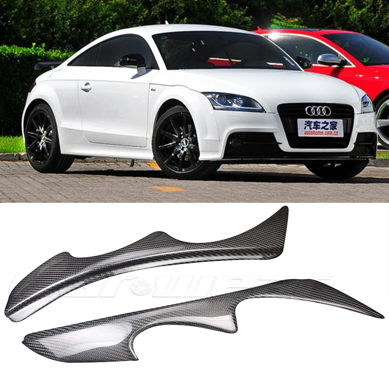 TT Carbon Fiber car Headlight Eyebrows Cover Trim Sticker for Audi TT 1996-2007 Free shipping
TT Carbon Fiber car Headlight Eyebrows Cover Trim Sticker for Audi TT 1996-2007 Free shipping