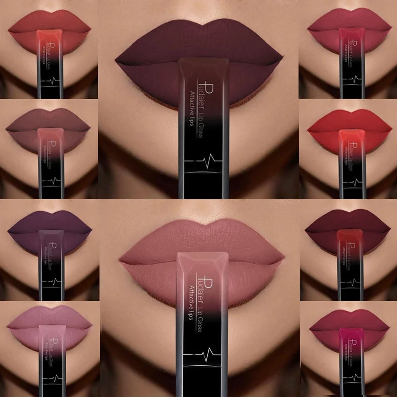 PUDAIER 17 Colors Sexy Waterproof Lipgloss Velvet Nude Matte Liquid Lipstick Long-lasting Lip Gloss Lip Makeup Lip Tint
PUDAIER 17 Colors Sexy Waterproof Lipgloss Velvet Nude Matte Liquid Lipstick Long-lasting Lip Gloss Lip Makeup Lip Tint