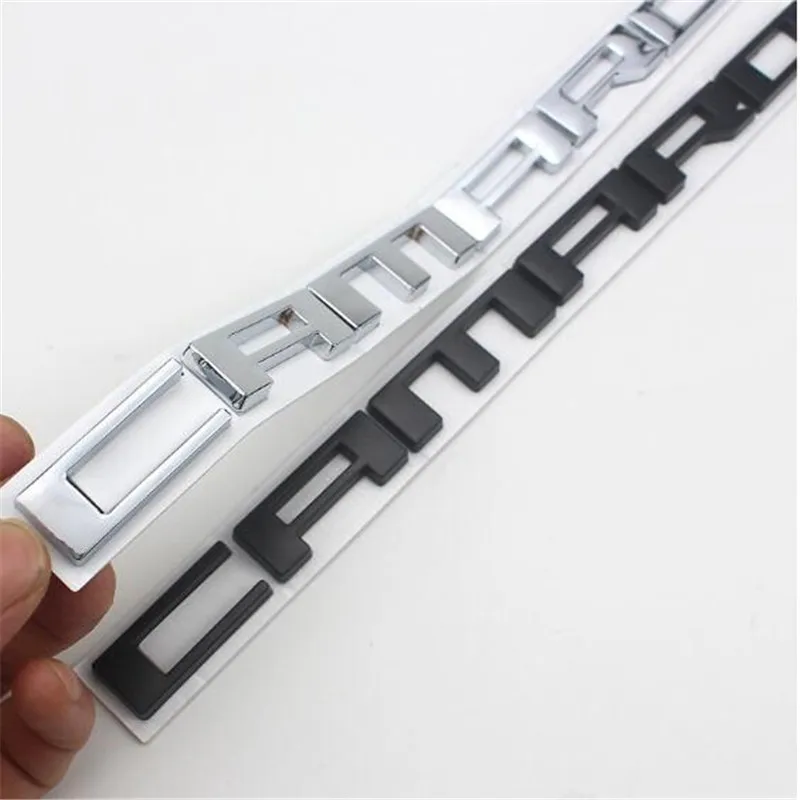 10PCS New Car Styling Silver Black Decal 3D Metal CAMARO Rear Boot Trunk Lettering letter Badge Emblem Sticker Auto Logo
10PCS New Car Styling Silver Black Decal 3D Metal CAMARO Rear Boot Trunk Lettering letter Badge Emblem Sticker Auto Logo