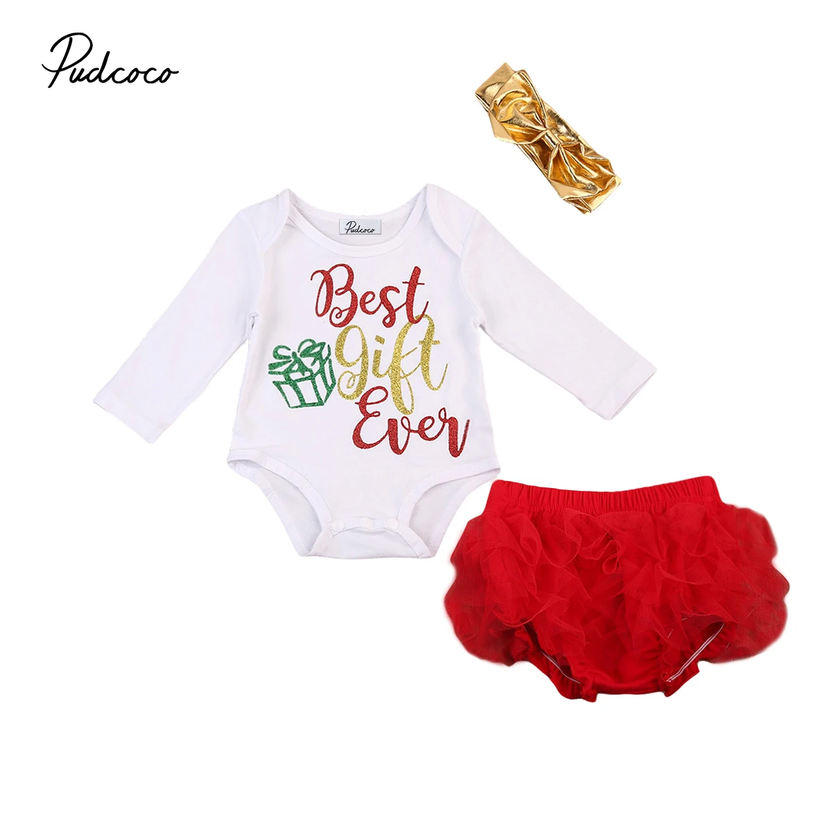 PUDCOCO 2017 Newest Hot Newborn Baby Girls Best Gift Ever Rompers+Tutu Pants+Headband 3Pcs Fresh Outfits Set 0-24M
PUDCOCO 2017 Newest Hot Newborn Baby Girls Best Gift Ever Rompers+Tutu Pants+Headband 3Pcs Fresh Outfits Set 0-24M