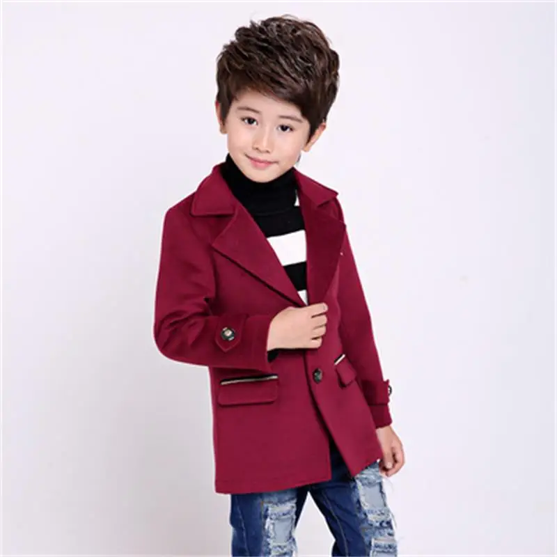2018 autumn and winter new children's clothing boy's woolen coat Korean children's long section suit woolen coat
2018 autumn and winter new children's clothing boy's woolen coat Korean children's long section suit woolen coat