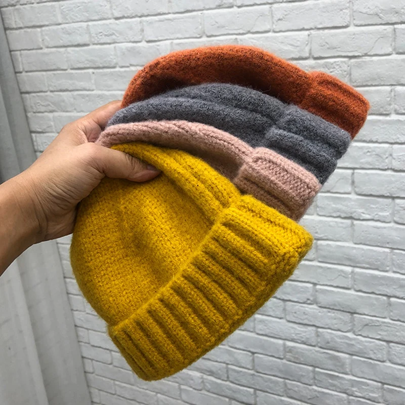 ROSASSY Popular Knitted Beanies Winter Hats Cap for Men Women High Quality Chenille Hip Hop Hat Street Boy | Аксессуары для одежды