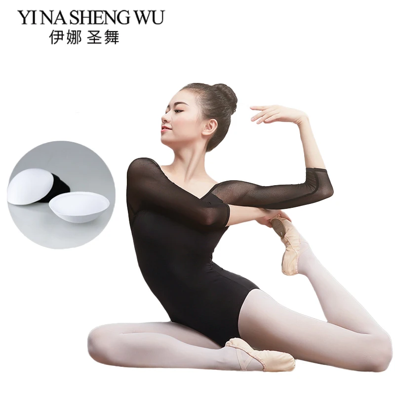 New Women Black Mesh Dance Leotards Three Quarter Sleeve Ballet Leotards Adult Ballet Practice Dance Costume Gymnastics Leotards
New Women Black Mesh Dance Leotards Three Quarter Sleeve Ballet Leotards Adult Ballet Practice Dance Costume Gymnastics Leotards