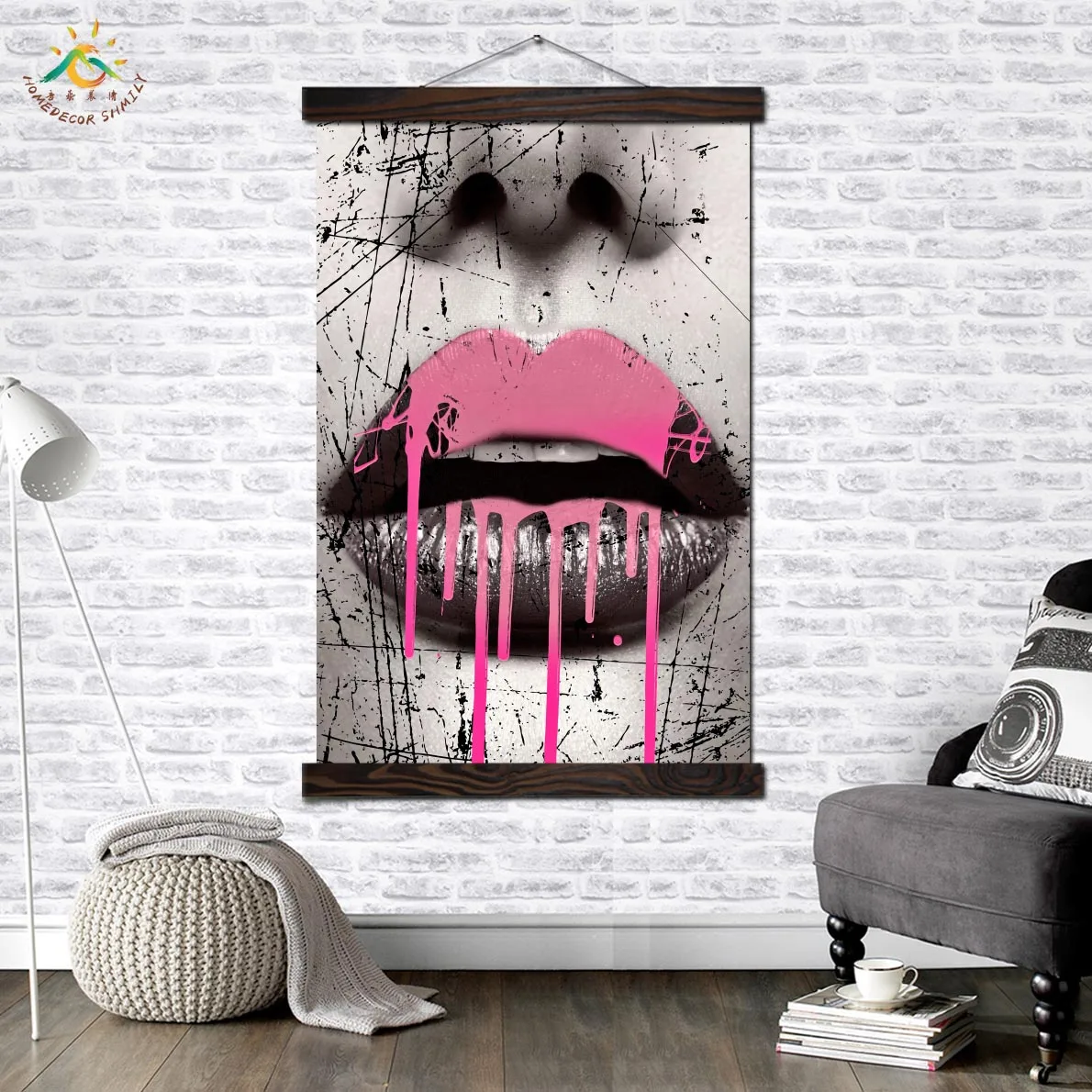 Dripping Lips Graphic Art Modern Canvas Art Prints Poster Wall Painting Scroll Painting Artwork Wall Art Pictures Home Decor
Dripping Lips Graphic Art Modern Canvas Art Prints Poster Wall Painting Scroll Painting Artwork Wall Art Pictures Home Decor