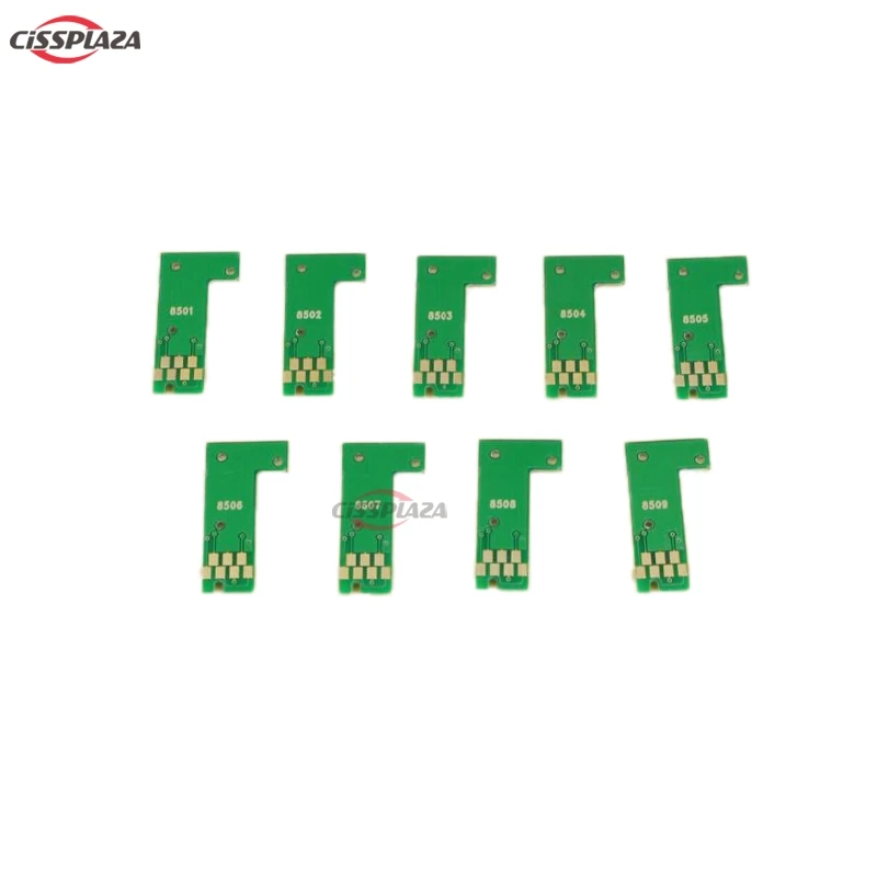 CISSPLAZA 18 шт/2 комплекта T8501-T8509 чип для многоразового картриджа ARC Chip совместимый для принтера Epson SureColor P800 SC-P800 T8501
CISSPLAZA 18 шт/2 комплекта T8501-T8509 чип для многоразового картриджа ARC Chip совместимый для принтера Epson SureColor P800 SC-P800 T8501