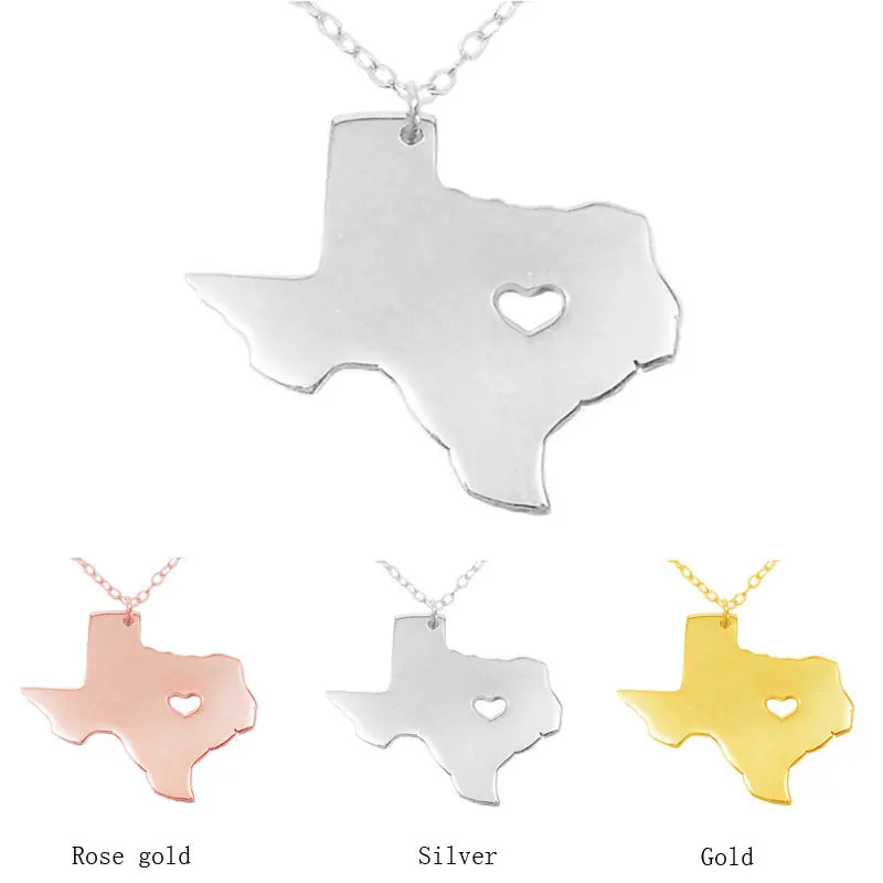 United States Map 304 Stainless Steel Pendant Necklace USA Texas State Pendant Rose Gold Necklace Stainless Steel Jewelry
United States Map 304 Stainless Steel Pendant Necklace USA Texas State Pendant Rose Gold Necklace Stainless Steel Jewelry