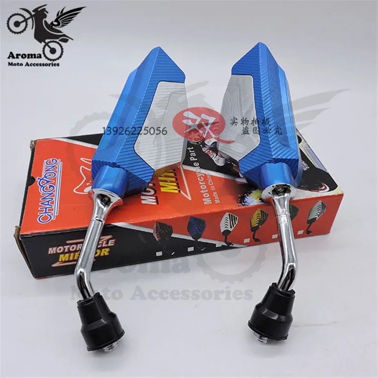 1 pair motorcycle rear view mirror for suzuki honda yamaha motorbike rearview mirror unviersal brand moto side mirror Adjustable
1 pair motorcycle rear view mirror for suzuki honda yamaha motorbike rearview mirror unviersal brand moto side mirror Adjustable