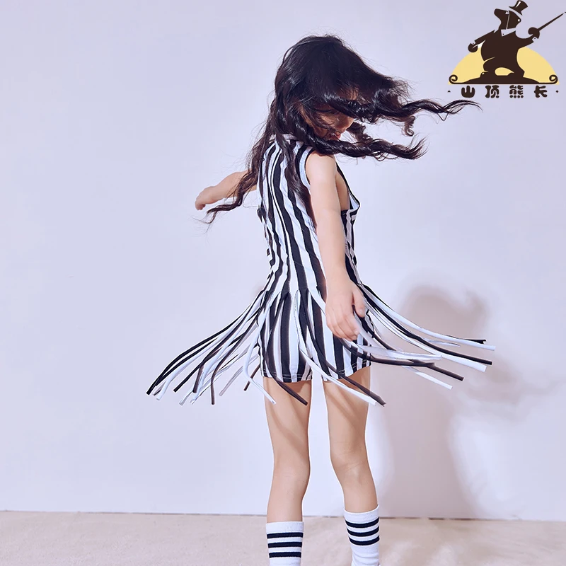 Новые корейские модные джазовые танцевальные костюмы для девочек в стиле хип-хоп