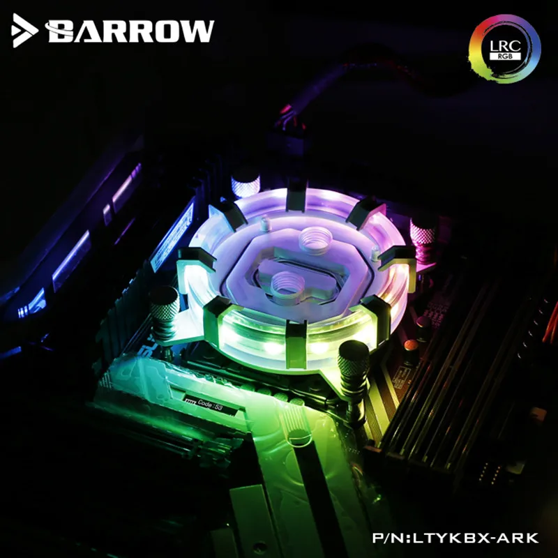 Barrow водяное охлаждение центрального процессора LRC2.0RGB Aurora Limited 0 4 мм micro waterway CPU
