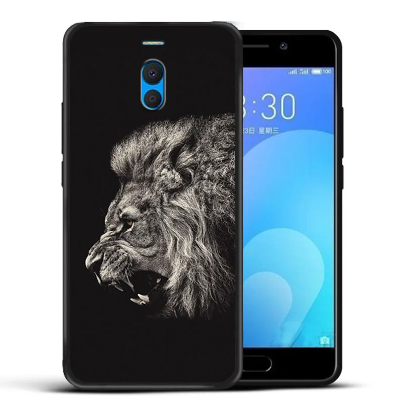 Пять цветов Meizu M6 note чехол роскошный мягкий силиконовый 360 полная защита задняя