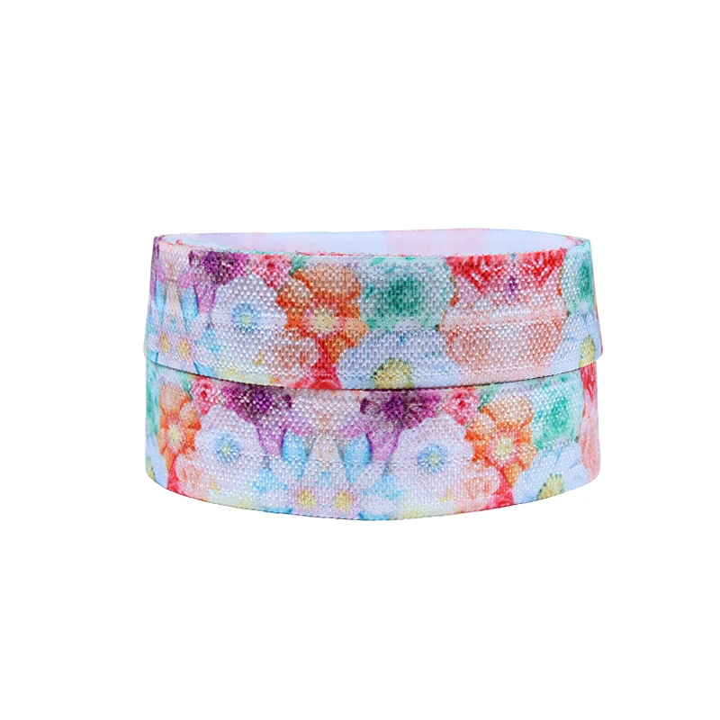 Flora Ribbons ombre flower printed foe, soft flower patterns spandex nylon foe fold over elastic for hair ties
Flora Ribbons ombre flower printed foe, soft flower patterns spandex nylon foe fold over elastic for hair ties