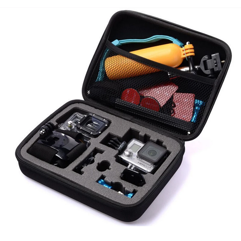 For Gopro Accessories Outdoor EVA Collecting Bag for Hero 3+/3/2/1 SJCAM SJ4000 sj5000 sj5000x M10 EKEN H9 H9R Action camera
For Gopro Accessories Outdoor EVA Collecting Bag for Hero 3+/3/2/1 SJCAM SJ4000 sj5000 sj5000x M10 EKEN H9 H9R Action camera