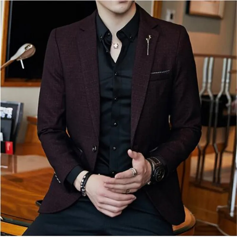 Plus Size 5xl Slim Fit Mens Blazer Vintage Suit Jacket Men Chaqueta Hombre F2018 Autumn Blazer Hombre Blazer Masculino Completo
Plus Size 5xl Slim Fit Mens Blazer Vintage Suit Jacket Men Chaqueta Hombre F2018 Autumn Blazer Hombre Blazer Masculino Completo