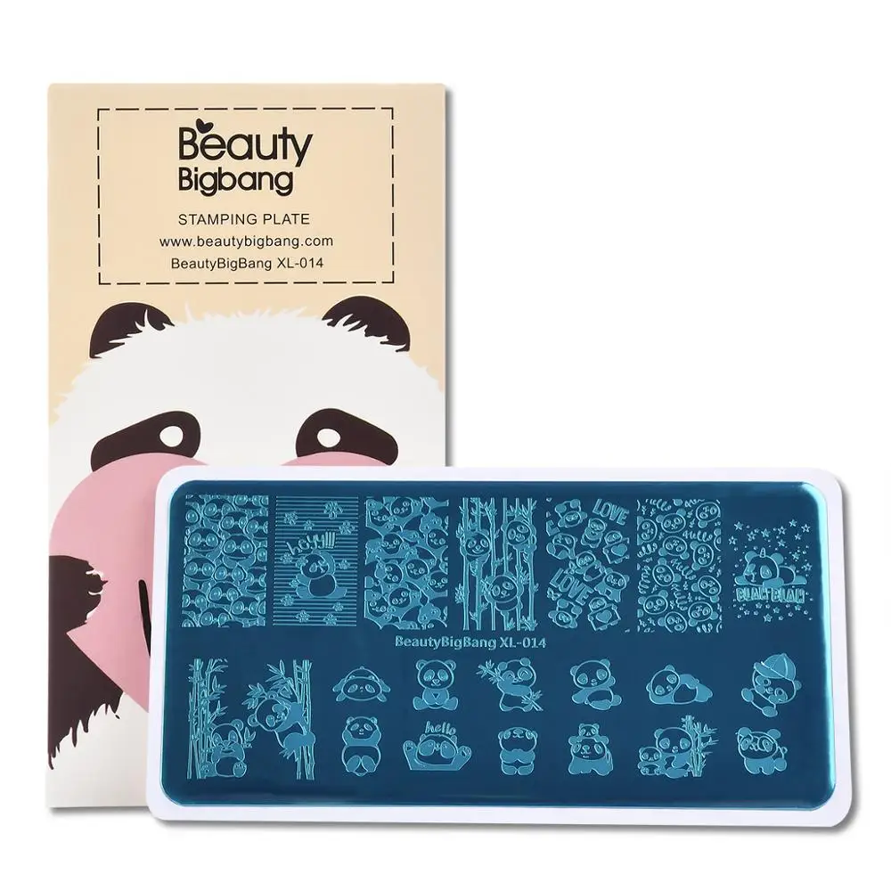 1pc BeautyBigBang 6*12cm Rectangle Nail Stamping Plate Panda Pattern Animal Series Nail Art For Manicure XL-014
1pc BeautyBigBang 6*12cm Rectangle Nail Stamping Plate Panda Pattern Animal Series Nail Art For Manicure XL-014