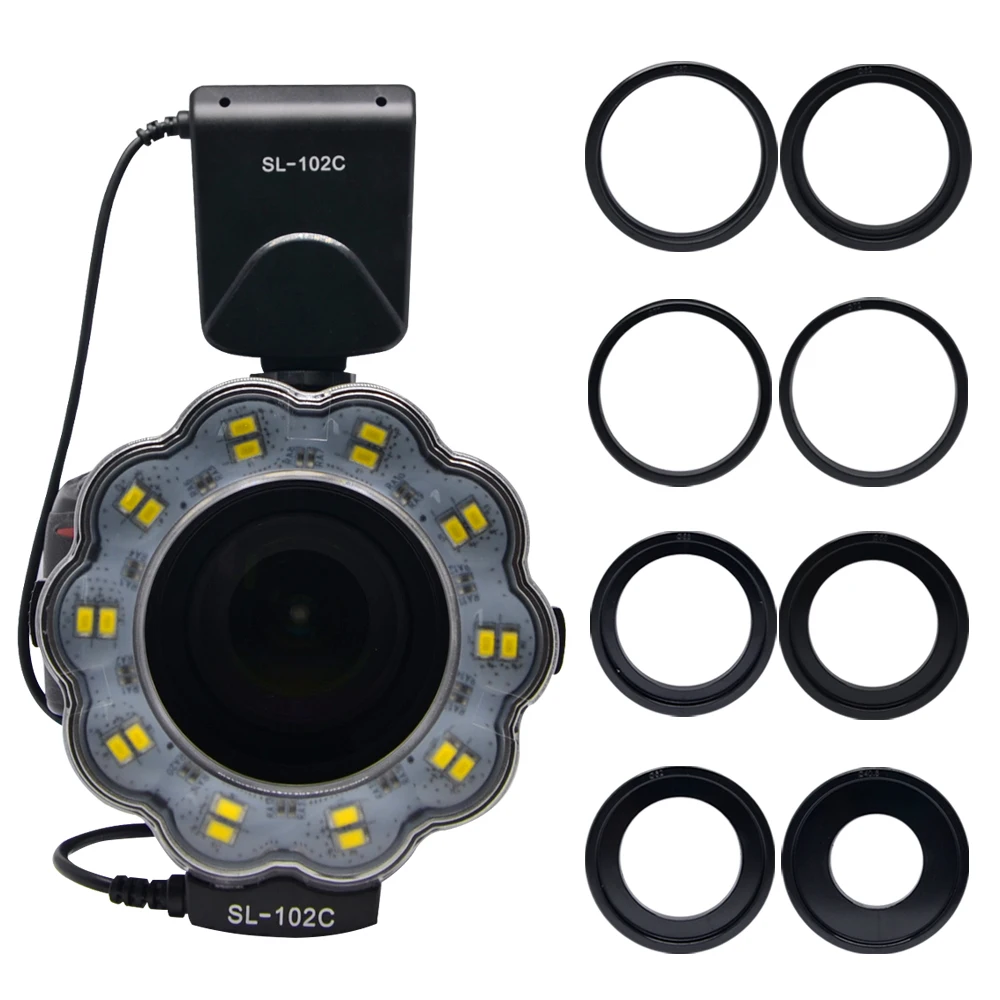 Mcoplus Macro Ring flash Speedlite for Canon Nikon Olympus Pentax DSLR Camera D5200 D3200 D5100 D7100 1100D 70D 60D 6D 1000D
Mcoplus Macro Ring flash Speedlite for Canon Nikon Olympus Pentax DSLR Camera D5200 D3200 D5100 D7100 1100D 70D 60D 6D 1000D