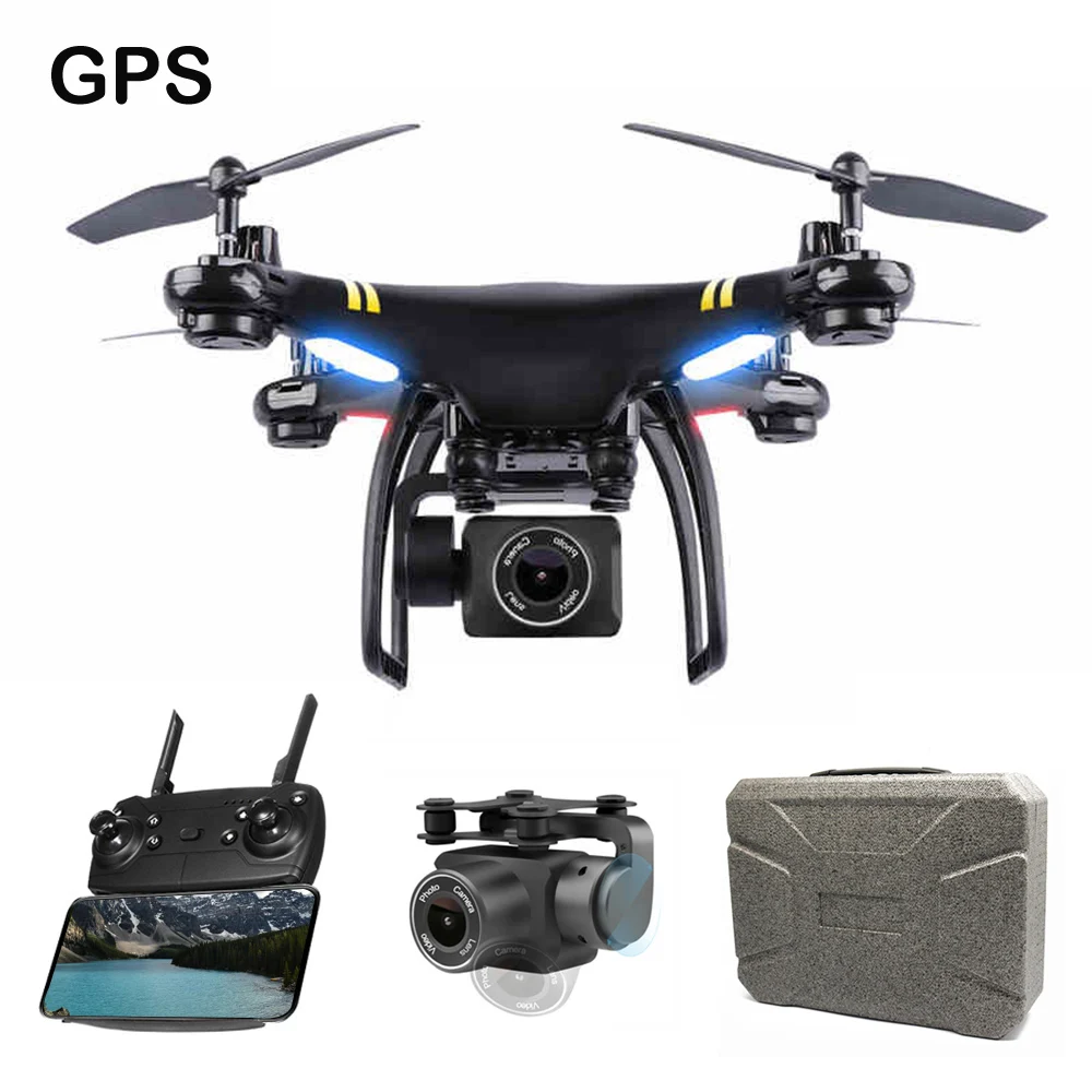 Pro GPS Drone With Camera HD WIFI Dron Altitude Hold Follow Me RC Quadrocopter 300m fpv Drone With Headless Mode Toys
Pro GPS Drone With Camera HD WIFI Dron Altitude Hold Follow Me RC Quadrocopter 300m fpv Drone With Headless Mode Toys