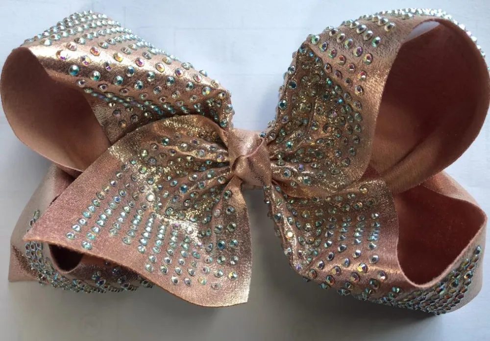 10pcs Free shipping Elegant Rhinestone Jojobow for gilrs women 8 inch Super Large
10pcs Free shipping Elegant Rhinestone Jojobow for gilrs women 8 inch Super Large