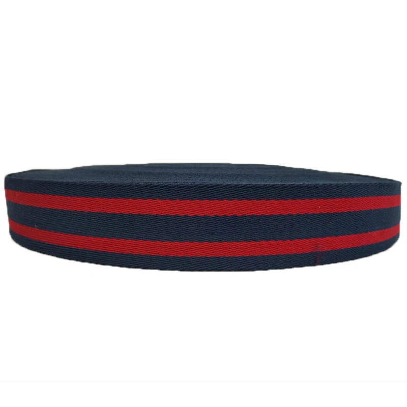 new design 2 inch wide 50mm twill cotton webbing strap for bag strap high quality blue/red heavy thick 3.1mm thickness
new design 2 inch wide 50mm twill cotton webbing strap for bag strap high quality blue/red heavy thick 3.1mm thickness