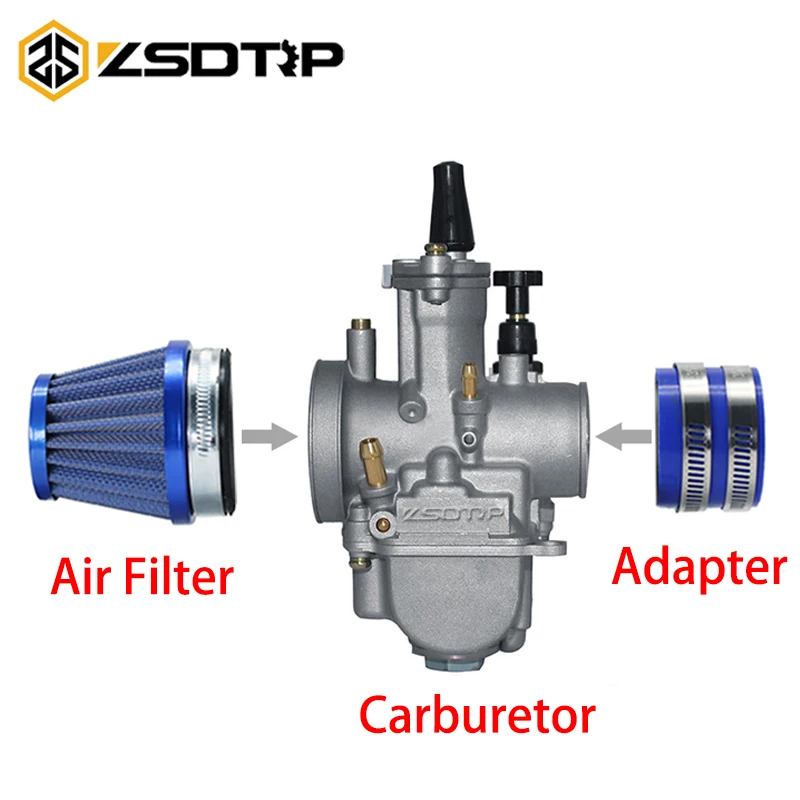 ZSDTRP Motorcycle Rubber Adapter Inlet Intake Pipe + Modified PWK 21-34mm Carburetor + Air Filter One Set For Dirt Pit Bike UTV
ZSDTRP Motorcycle Rubber Adapter Inlet Intake Pipe + Modified PWK 21-34mm Carburetor + Air Filter One Set For Dirt Pit Bike UTV
