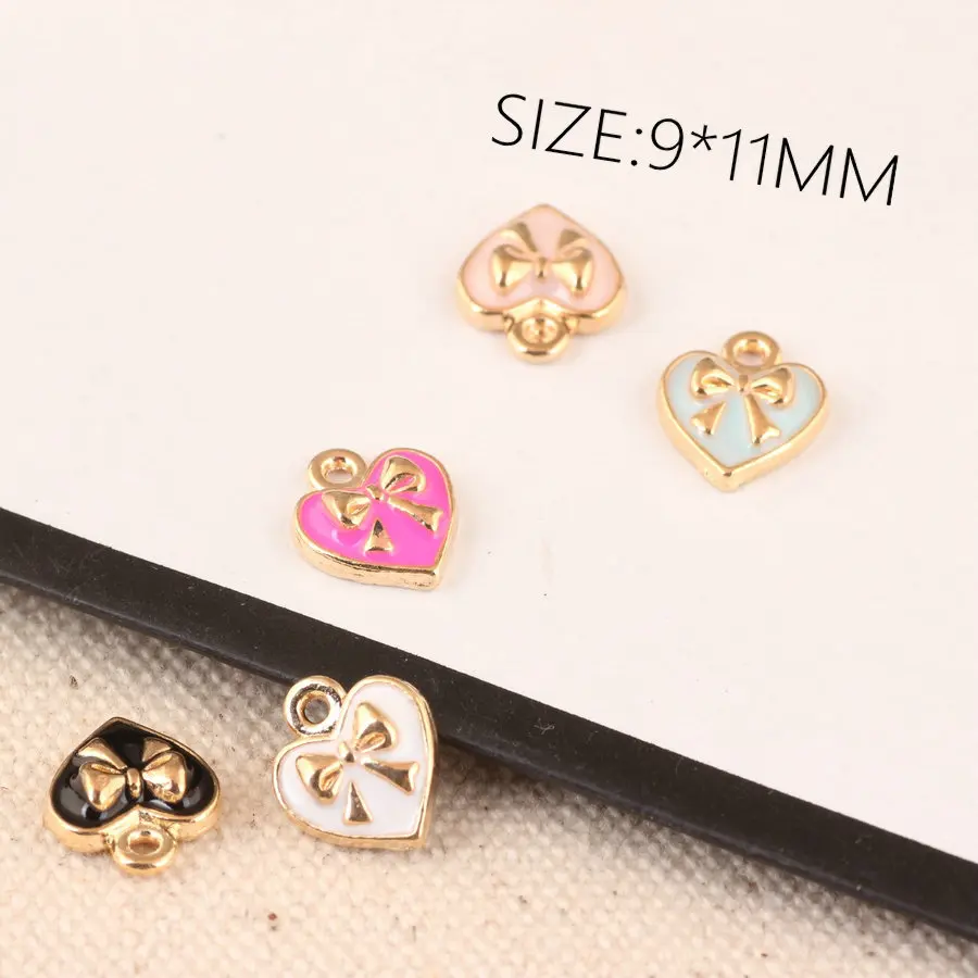 100pcs charm enamel love bowknot pendants 9*11mm Handmade children day Jewelry Making earrings bracelet necklace keychain DIY
100pcs charm enamel love bowknot pendants 9*11mm Handmade children day Jewelry Making earrings bracelet necklace keychain DIY