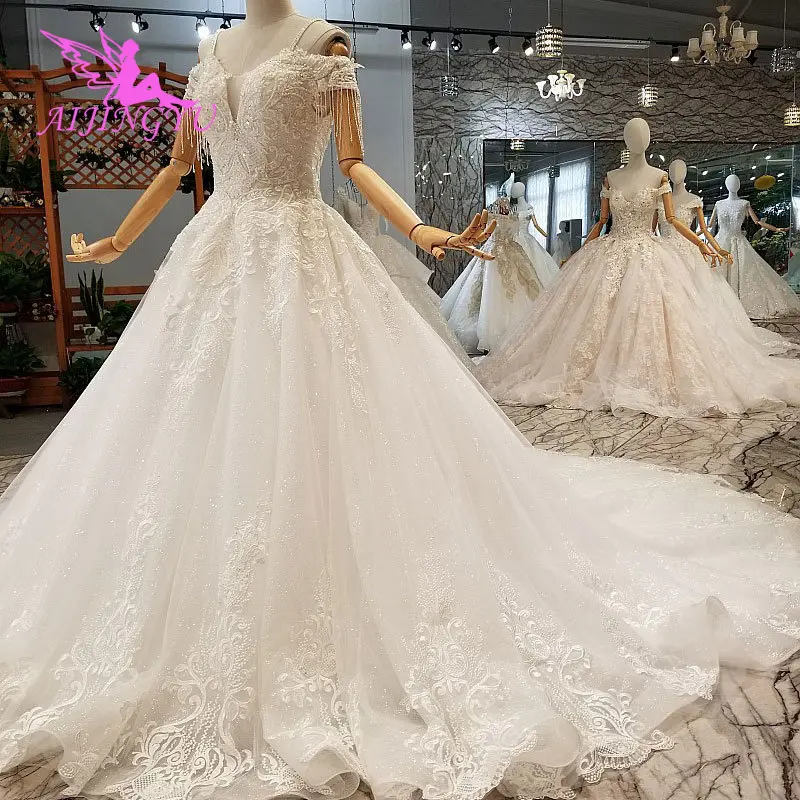 Свадебное платье AIJINGYU свадебное белое купить оптом свадебные платья 2021