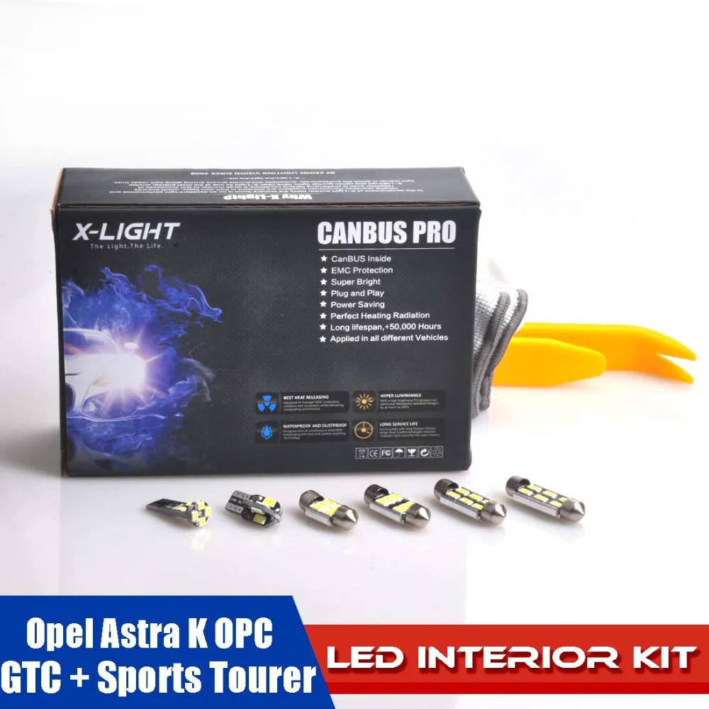 10pcs White Premium LED Full Interior Reading Package for Opel Astra K OPC GTC + Sports Tourer WITH Installation Tools
10pcs White Premium LED Full Interior Reading Package for Opel Astra K OPC GTC + Sports Tourer WITH Installation Tools
