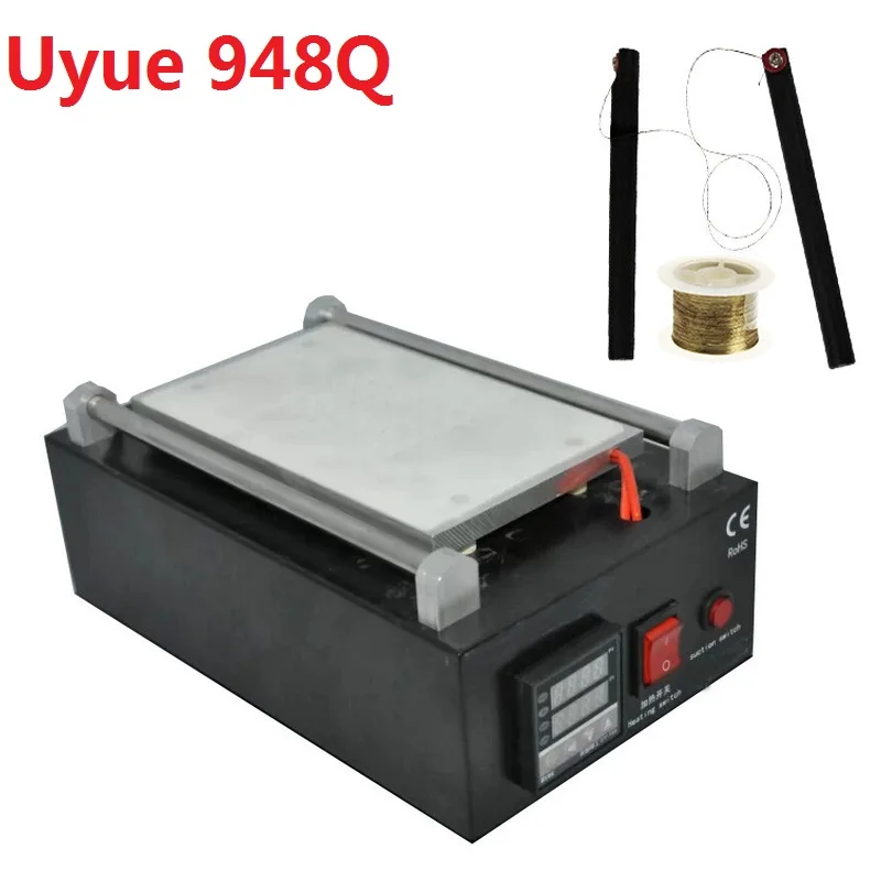 Uyue 948Q 110/220V Built-in Pump Vacuum Metal Body Glass LCD Screen Separator Machine Max 7 inches + Cutting Wire
Uyue 948Q 110/220V Built-in Pump Vacuum Metal Body Glass LCD Screen Separator Machine Max 7 inches + Cutting Wire