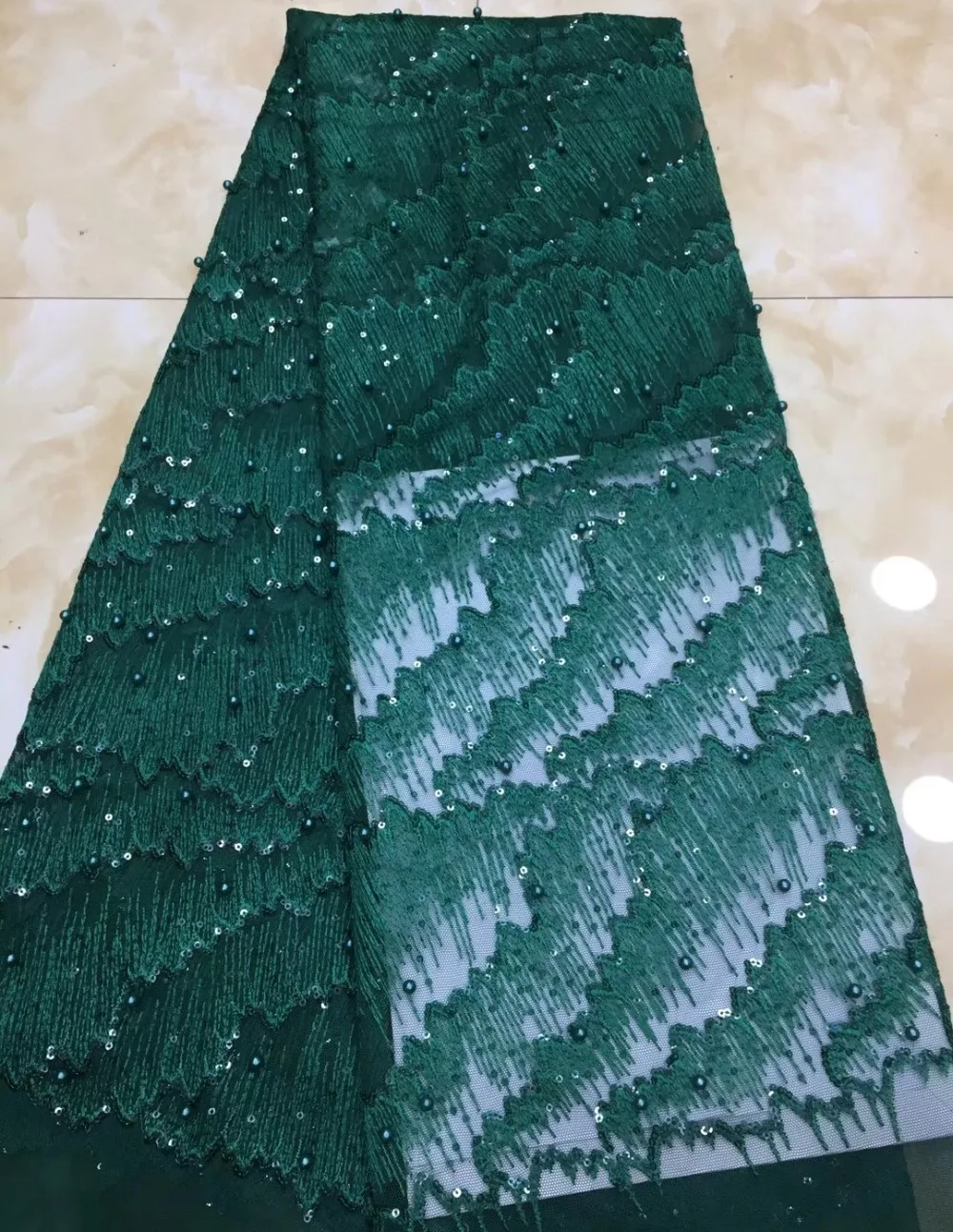 2018 Popular Design 5 Yards French Lace Fabric With Lot of Sequin Nigerian Design African Lace Fabric For Wedding Dress TS6892
2018 Popular Design 5 Yards French Lace Fabric With Lot of Sequin Nigerian Design African Lace Fabric For Wedding Dress TS6892