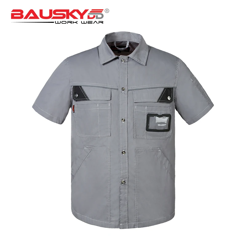 Bauskydd Mens Workwear Work T-shirt Short Sleeves Multi Pockets Extra Large Size Embroidery Company Logo
Bauskydd Mens Workwear Work T-shirt Short Sleeves Multi Pockets Extra Large Size Embroidery Company Logo