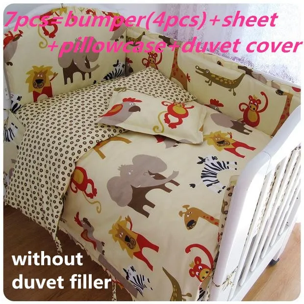 Promotion! 6/7PCS Baby crib bedding set decoracao quarto bebe Baby bedding set Home goods comforter cover sets , 120*60/120*70cm
Promotion! 6/7PCS Baby crib bedding set decoracao quarto bebe Baby bedding set Home goods comforter cover sets , 120*60/120*70cm