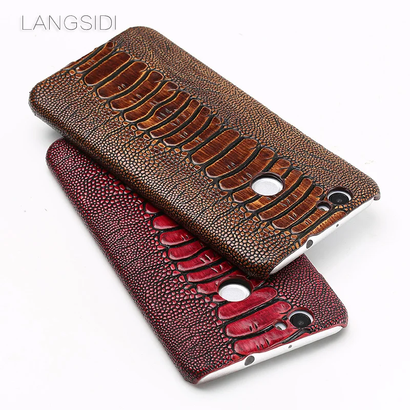 Luxury brand phone case ostrich foot grain half-wrapped phone case For Huawei Nove phone case handmade custom processing
Luxury brand phone case ostrich foot grain half-wrapped phone case For Huawei Nove phone case handmade custom processing