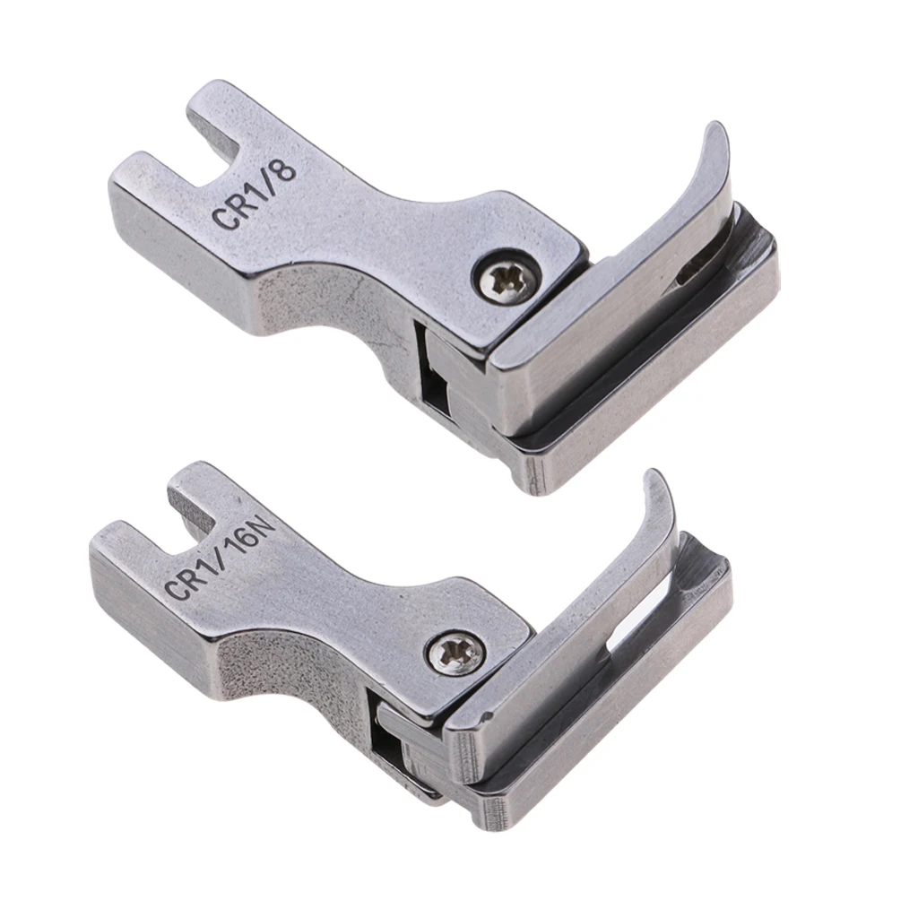 2 Pieces 1/8 1/16 Steel Compensating Presser Foot With Right Edge Guide Industrial Sewing Machine Part
2 Pieces 1/8 1/16 Steel Compensating Presser Foot With Right Edge Guide Industrial Sewing Machine Part
