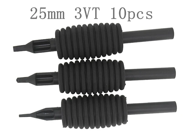 10Pcs 3VT Disposable Non-slip Silicon Tattoo Grip Tube Round Tip Top Quality 25mm
10Pcs 3VT Disposable Non-slip Silicon Tattoo Grip Tube Round Tip Top Quality 25mm
