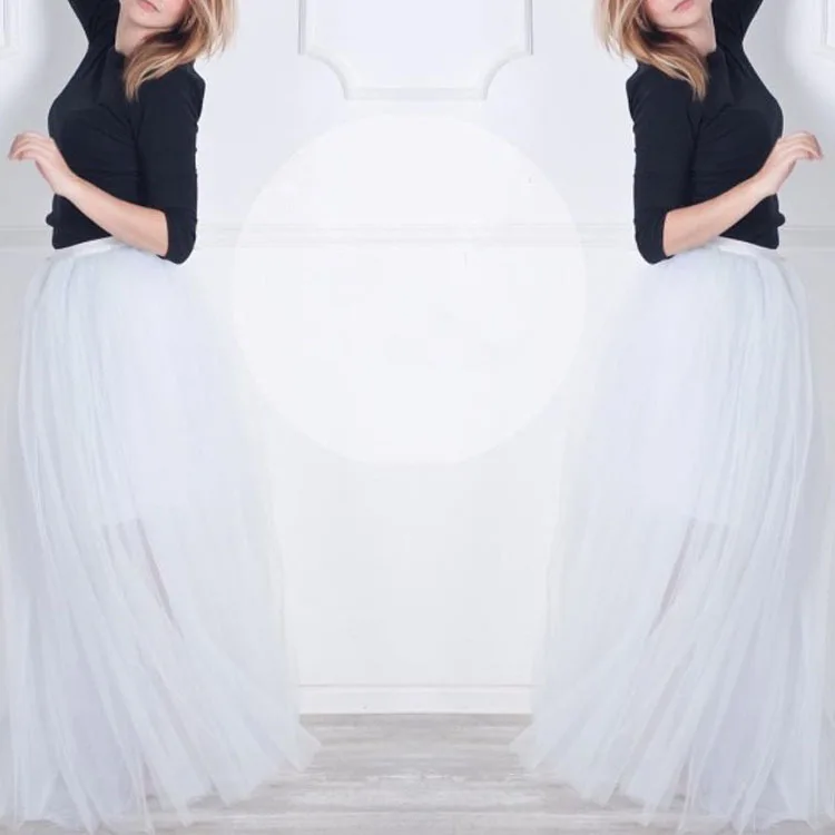 Summer 3 Layers Long Soft Tulle Skirts Womens Pleated Skirt Wedding Bridal Bridesmaid Skirt faldas saias jupe ytl0041 F051
Summer 3 Layers Long Soft Tulle Skirts Womens Pleated Skirt Wedding Bridal Bridesmaid Skirt faldas saias jupe ytl0041 F051